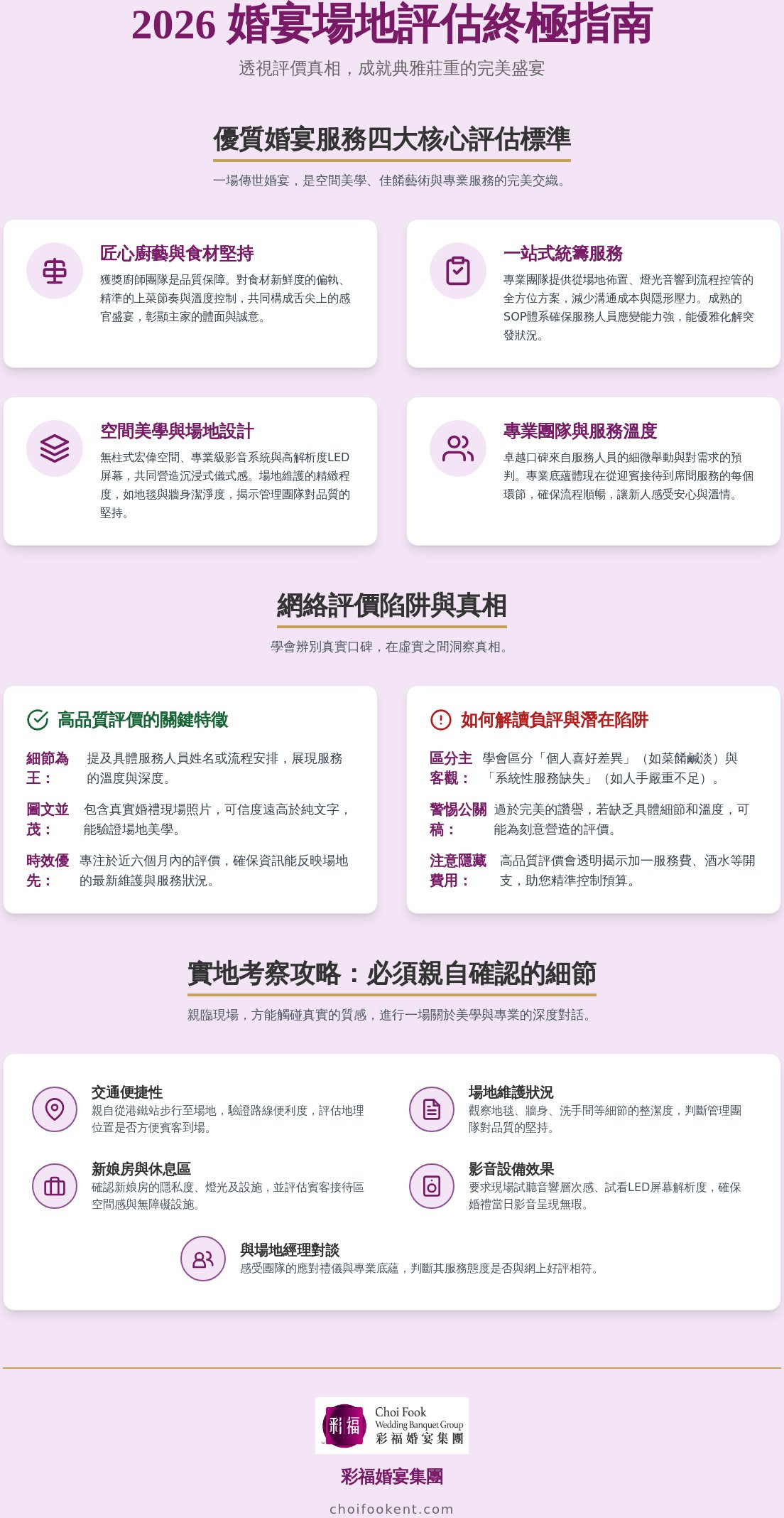 2026 婚宴服務評價全指南:如何從口碑與細節中挑選完美盛宴殿堂?